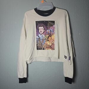Disney Parks Star Wars Spirit Jersey Cropped Womens M "Women Of The Galaxy"
